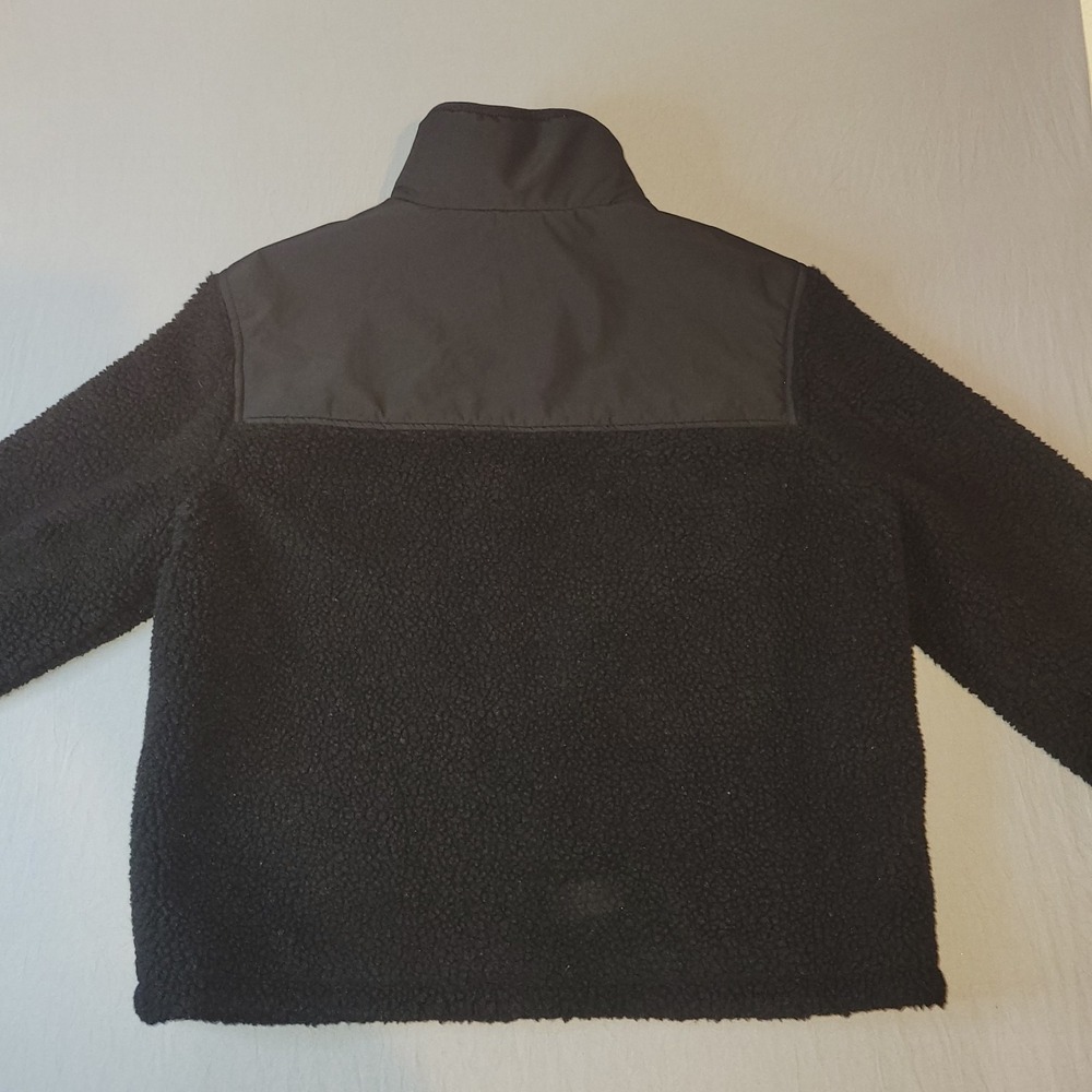 Tommy Hilfiger Jeans Womens Jacket Long Sleeve Sherpa Black sz S/P - Picture 4 of 4